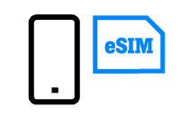 eSIM telefone