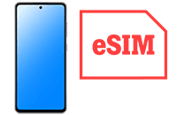 eSIM telefone