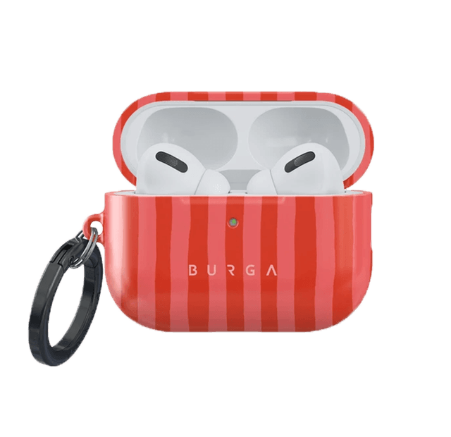 Apsauginis ausinių dėklas Apple AirPods Pro 3, Pomegranate (BURGA)