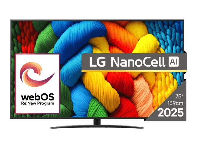 Televizorius LG 75NANO81A3A UHD (75")