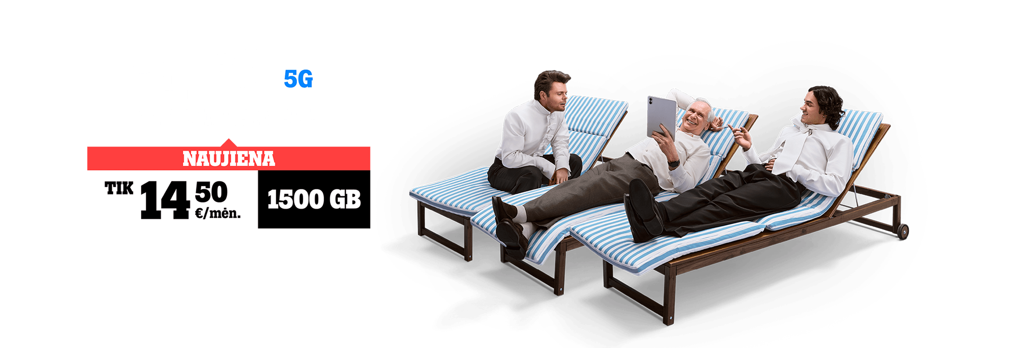 1500 GB planas tik 14,50 € / mėn.