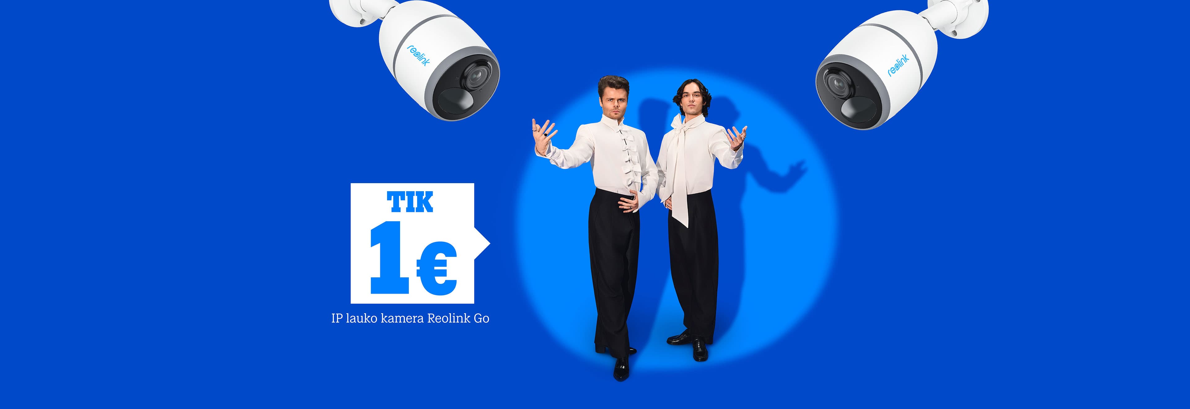 IP lauko kamera Reolink Go tik 1 € / mėn.