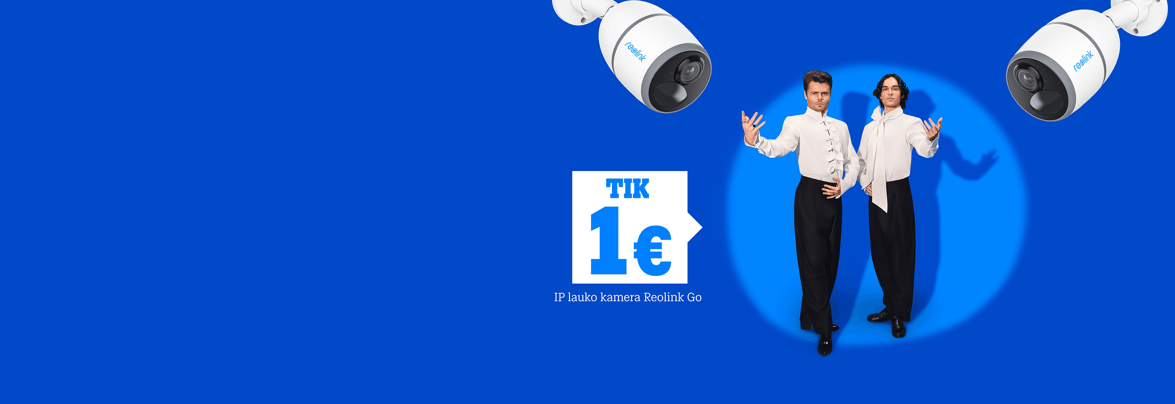 IP lauko kamera Reolink Go tik 1 € / mėn.