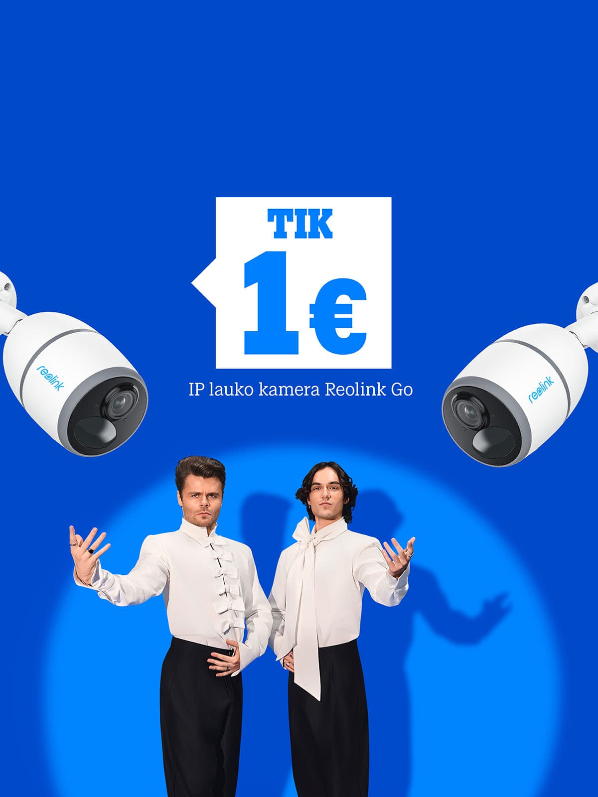 IP lauko kamera Reolink Go tik 1 € / mėn.