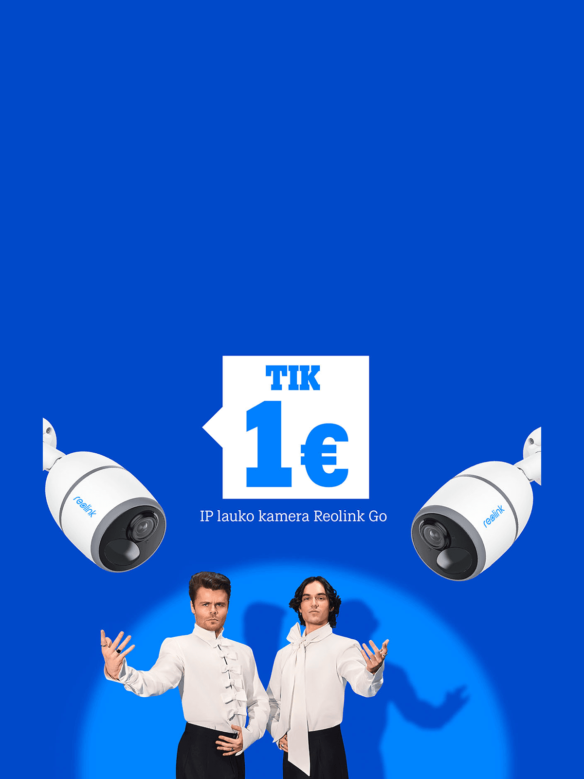 IP lauko kamera Reolink Go tik 1 € / mėn.