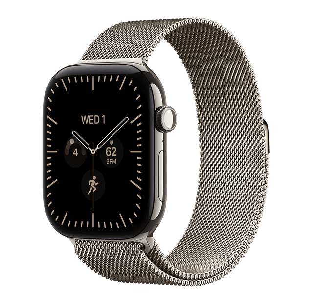 Išmanusis laikrodis Apple Watch Series 12 GPS + Cellular, Titanium Case, Milanese Loop (42 mm)