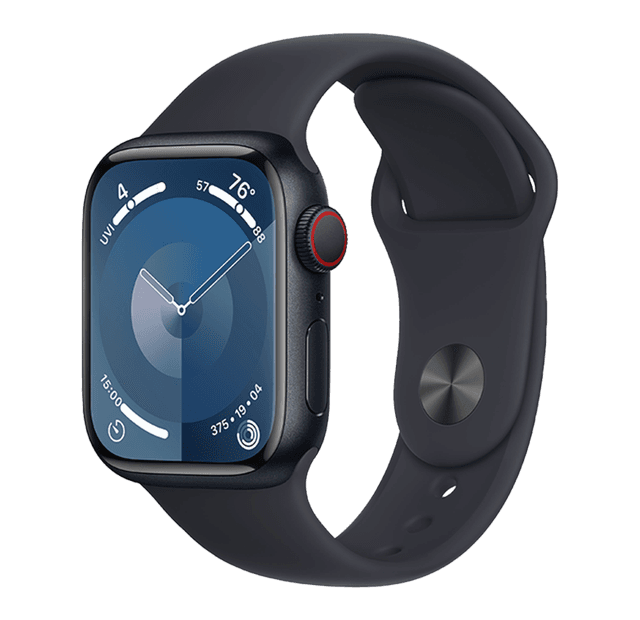 Išmanusis laikrodis Apple Watch Series 9 GPS + Cellular, Aluminium Case with Sport Band (41 mm), S/M