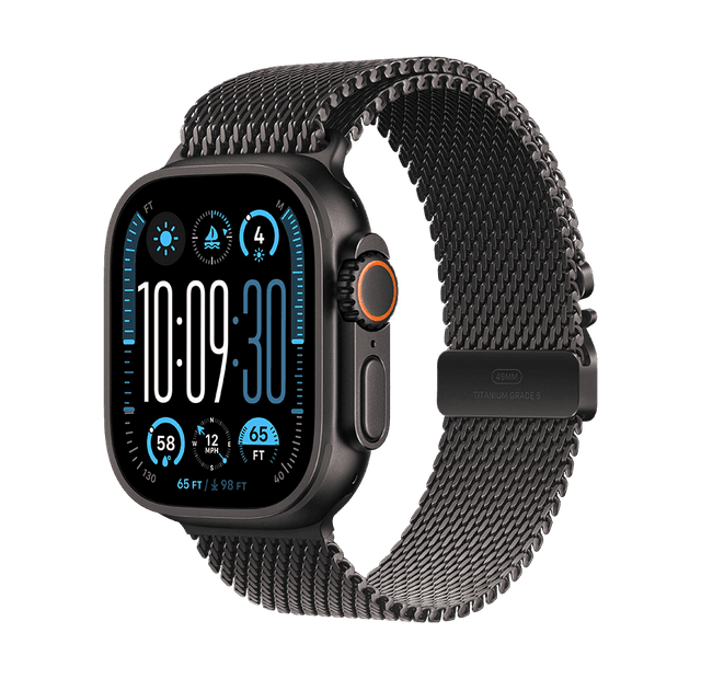 Išmanusis laikrodis Apple Watch Ultra 2 GPS + Cellular, Titanium Case (49 mm), Titanium Milanese Loop, L 2024