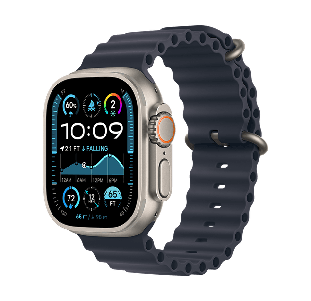 Išmanusis laikrodis Apple Watch Ultra 2 GPS + Cellular, Titanium Case (49 mm), Ocean Band 2024