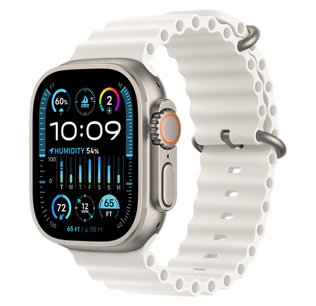 Išmanusis laikrodis Apple Watch Ultra 2 GPS + Cellular, Titanium Case, Ocean Band (49 mm)