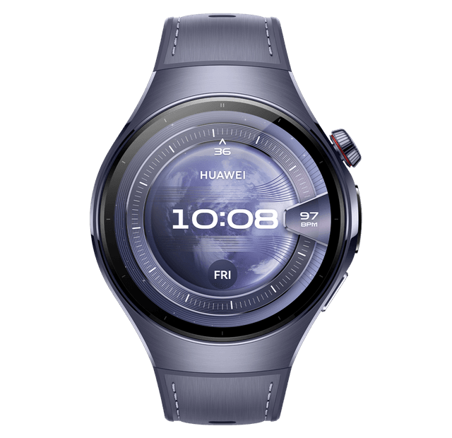 Išmanusis laikrodis Huawei Watch 5, LTE (46 mm), Titanium Case, Purple Composite Strap